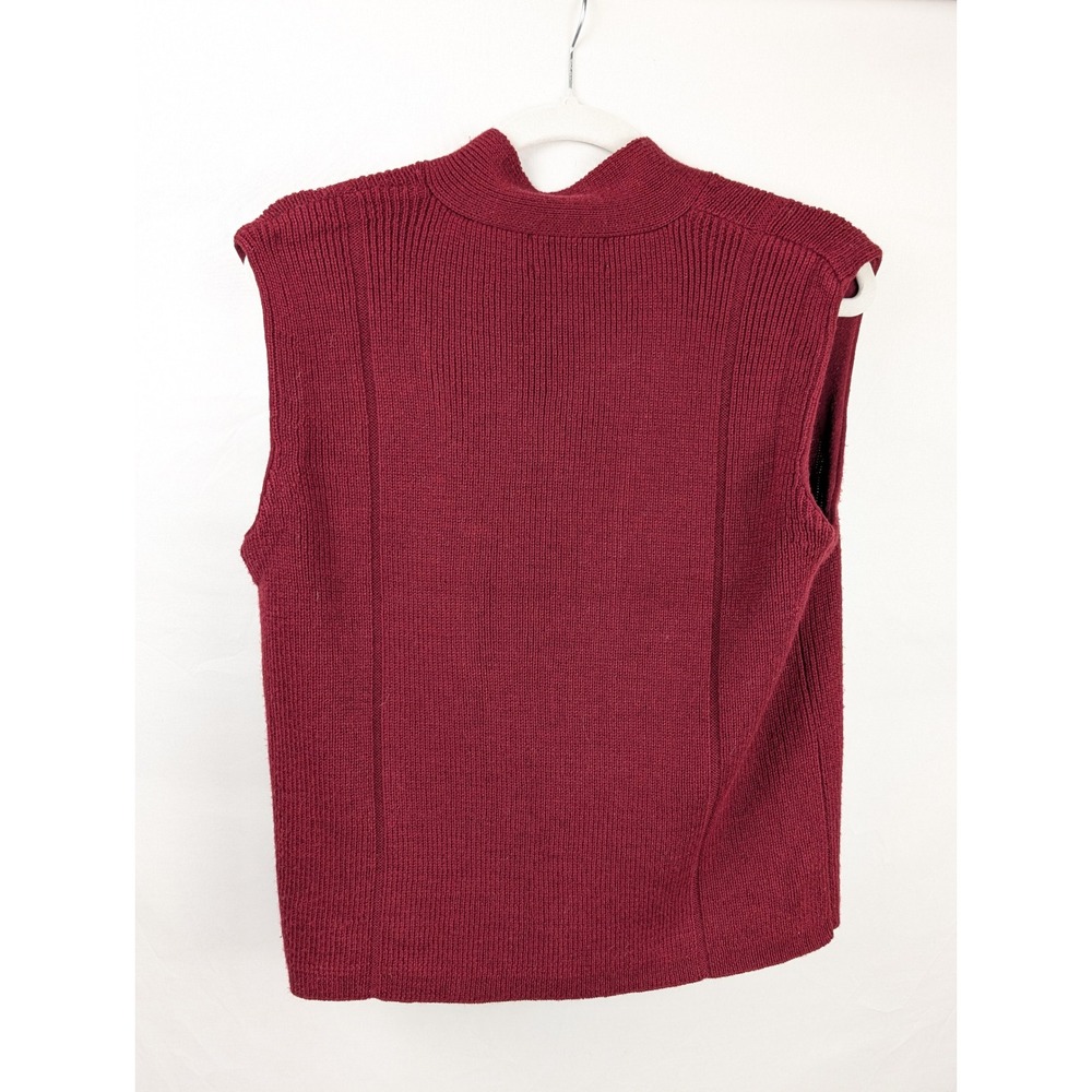 Pendleton Classic Womens Wool Cashmere Sweater Vest Sz S Red Cottagecore Preppy - Picture 6 of 7